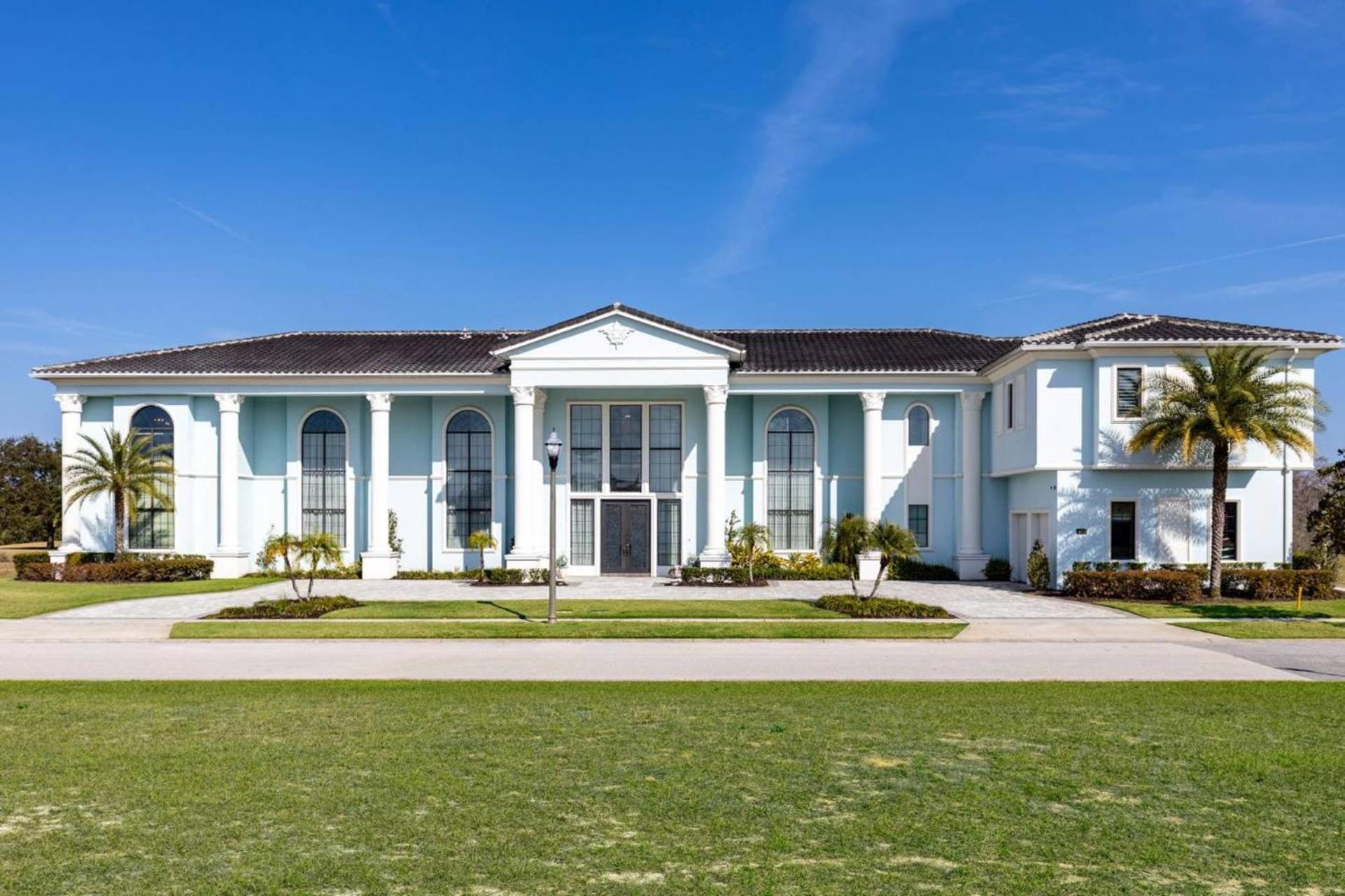 Beautiful 5 Star Mansion With Private Pool On The Prestigious Reunion Resort Orlando Mansion 6280 كيسيمي المظهر الخارجي الصورة