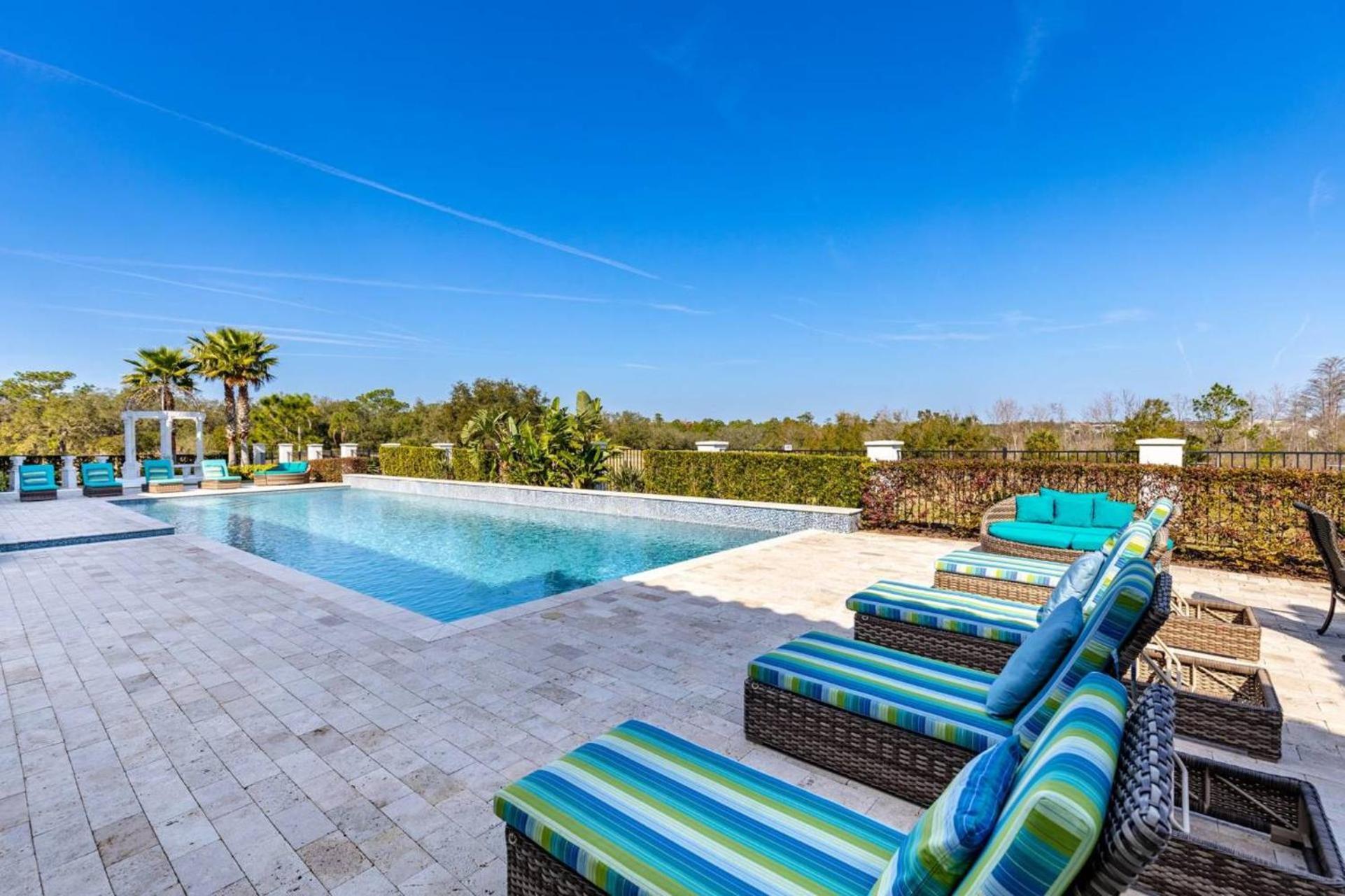 Beautiful 5 Star Mansion With Private Pool On The Prestigious Reunion Resort Orlando Mansion 6280 كيسيمي المظهر الخارجي الصورة