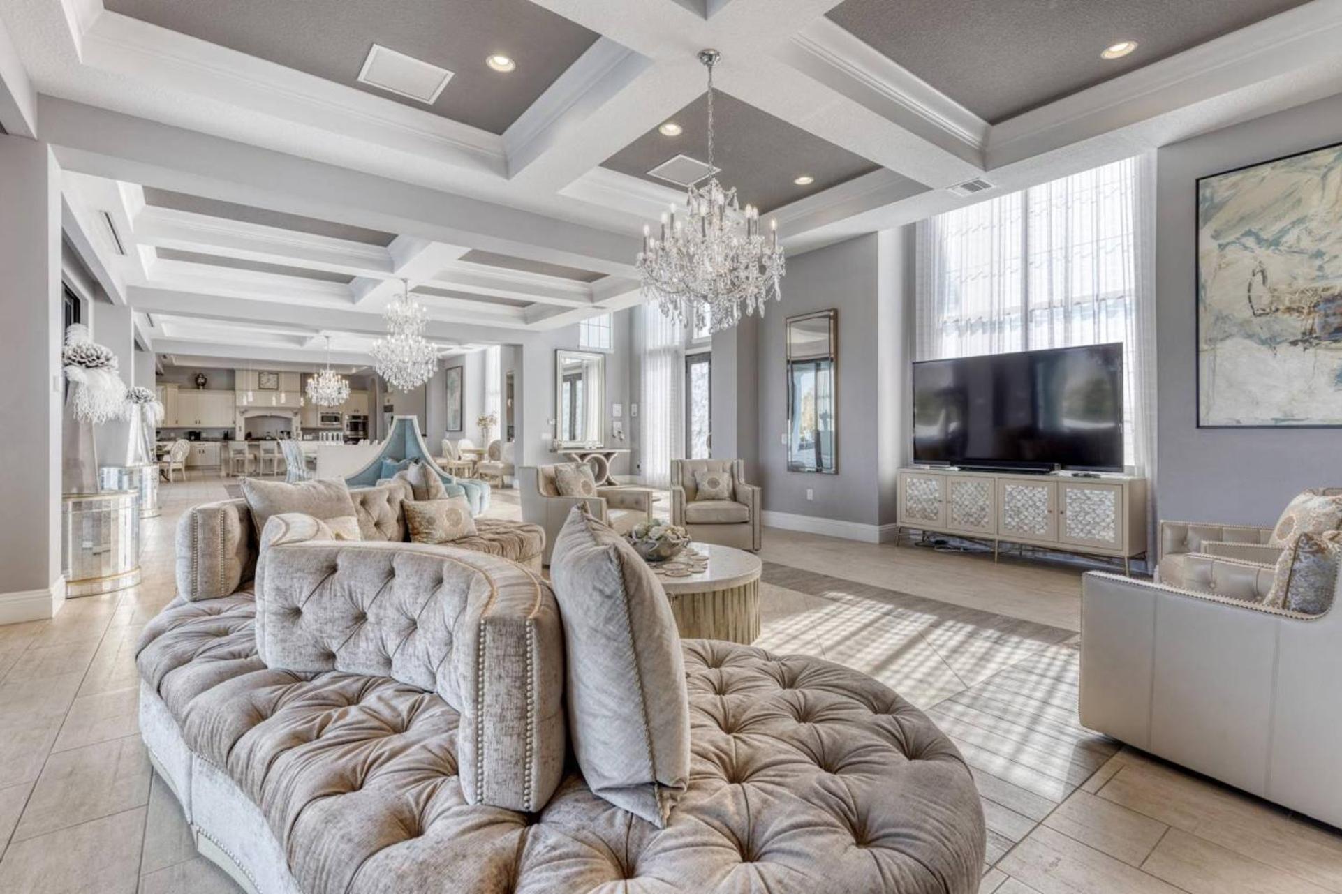 Beautiful 5 Star Mansion With Private Pool On The Prestigious Reunion Resort Orlando Mansion 6280 كيسيمي المظهر الخارجي الصورة